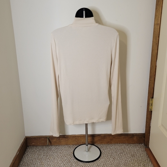 Vince Womens Ribbed Long Sleeve Mock Neck Sweater -Size (L)- Excellent Condition - Picture 6 of 9